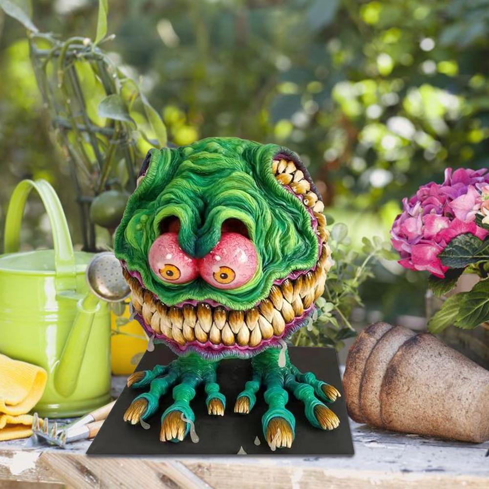 Angry Big Mouth Resin Statue Decorative Figurine Horror Sculptures at $26.99 from Truemartin