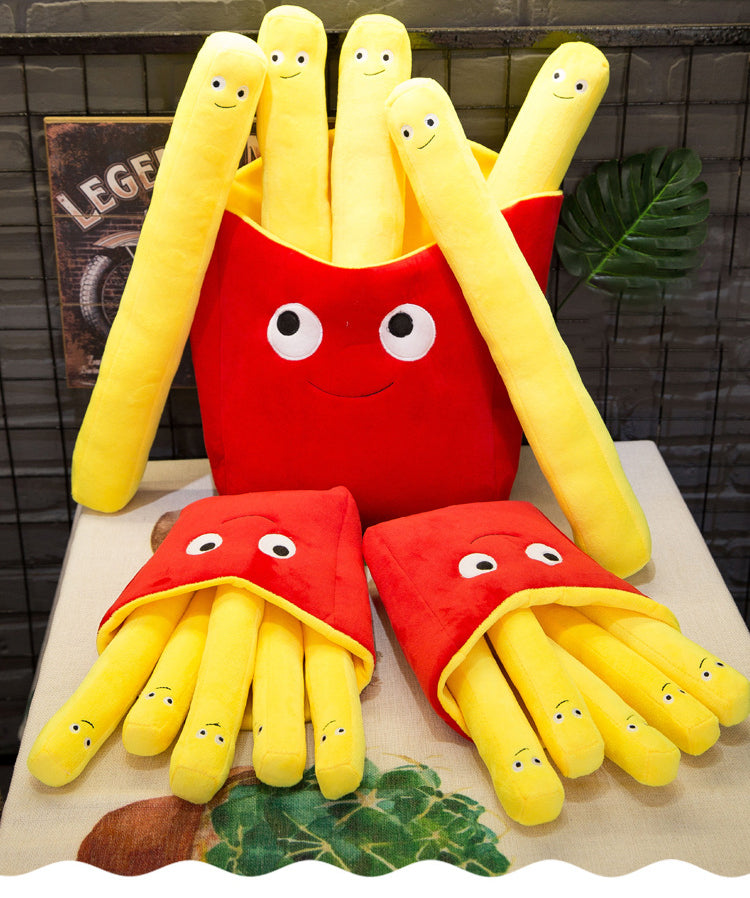 French Fries Plush Pillow at $16.97 from Truemartin