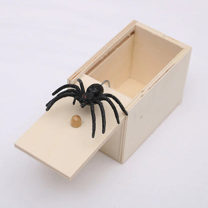 Spider Funny Scare Box Wooden at $14.97 from Truemartin