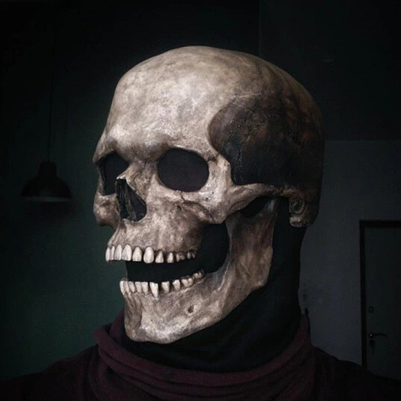 Movable Jaw Skull Mask For Halloween at $32.97 from Truemartin