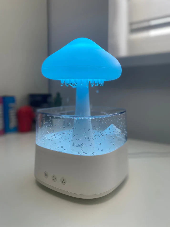 Rain Cloud Humidifier Night Light with 7 Changing Colors at $39.97 from Truemartin