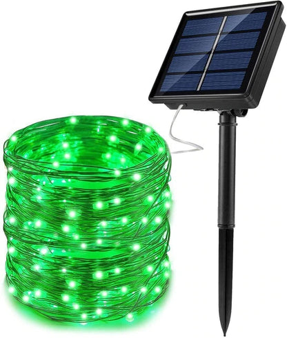 LED Outdoor Solar Lamp String Lights 100/200 LEDs 10m at $19.97 from Truemartin