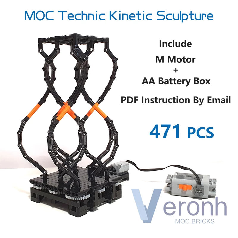 MOC High-Tech Slithy Toves-Kinetic Sculpture at $72.47 from Truemartin