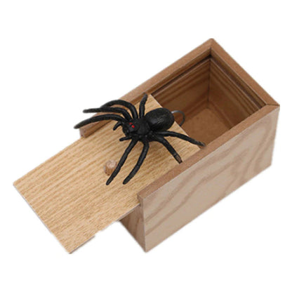 Spider Funny Scare Box Wooden at $14.97 from Truemartin