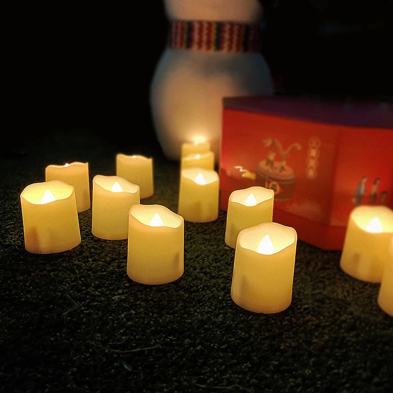 Rechargeable LED Candles Timer Remote Flameless Flickering at $32.47 from Truemartin