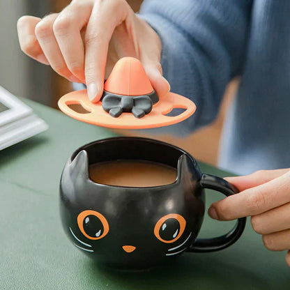 CERAMIC BLACK CAT MUG at $29.97 only from Truemartin