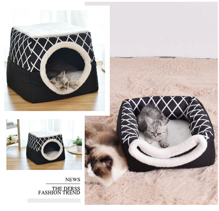 Soft Nest Kennel Pet Bed for Cats Dogs at $26.47 from Truemartin