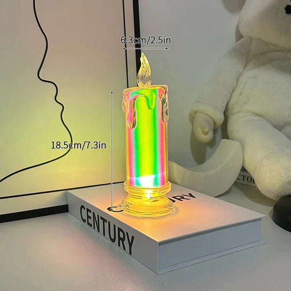 HOLOGRAPHIC CANDLE LAMP at $18.97 only from Truemartin