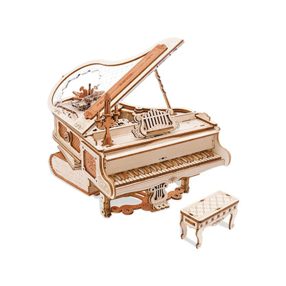 MAGIC PIANO MECHANICAL MUSIC BOX 3D Wooden Puzzle at $86.95 from Truemartin