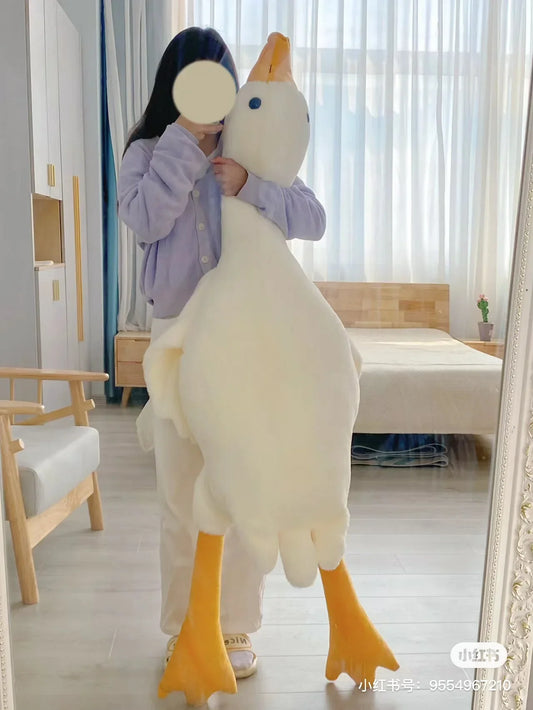 Giant White Goose Plush Toy Super Soft at $19.97 from Truemartin