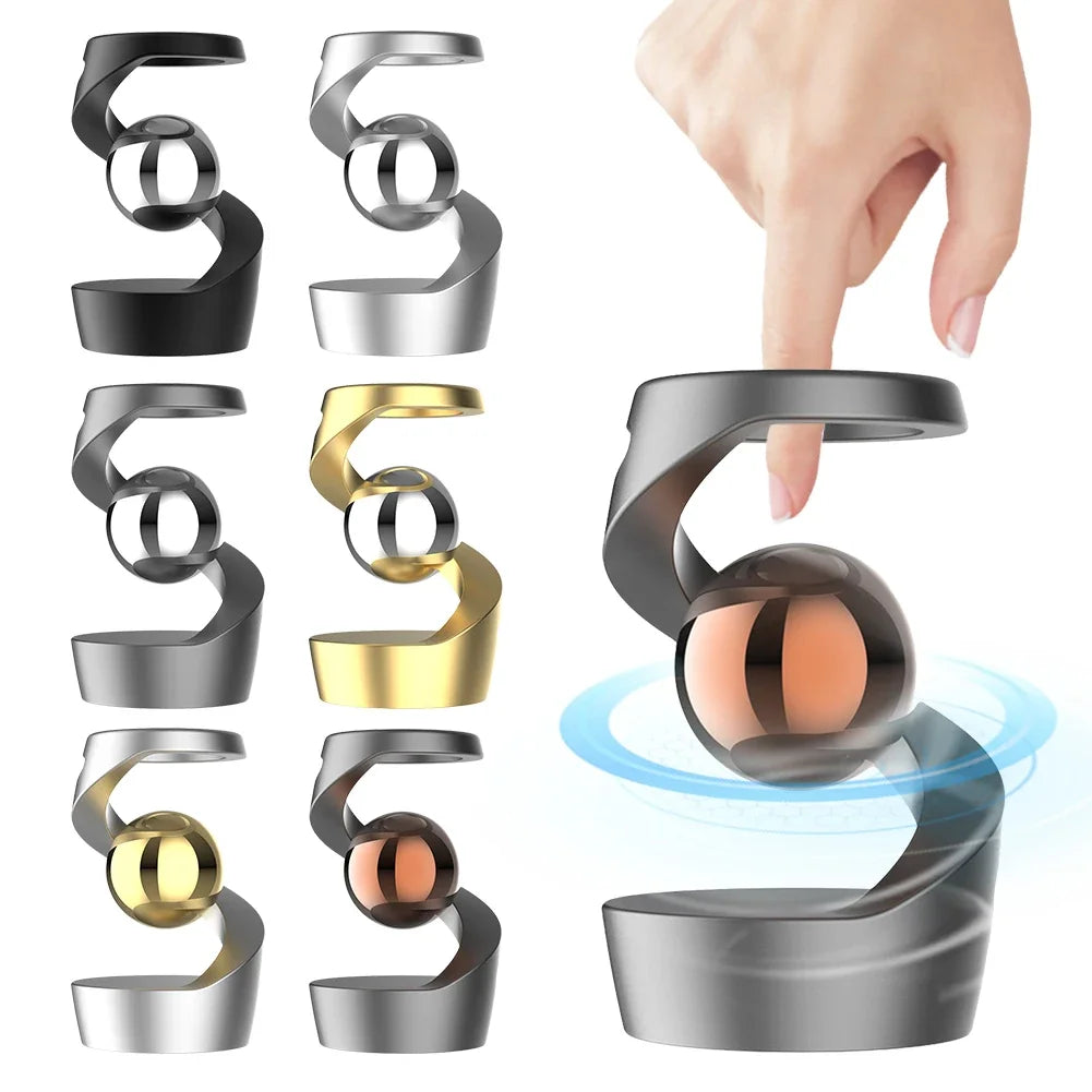 Desktop Rotating Gyroscope Finger Fidget Spinner Toy All Aluminum Alloy at $19.97 from Truemartin