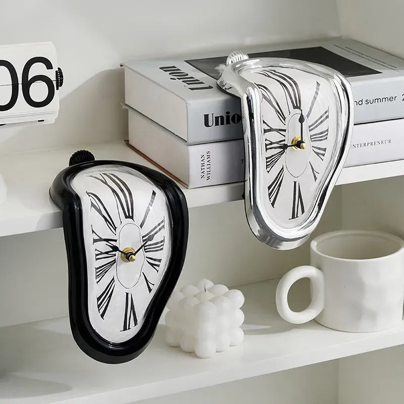 Surrealistic Silent Melting Wall Clock at $21.97 only from Truemartin