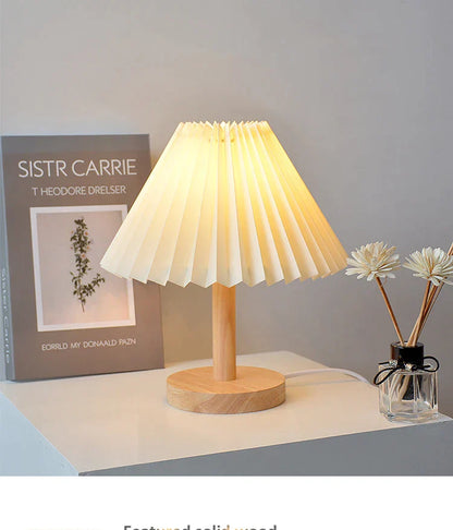 Korean Retro Pleated Table Lamp at $29.97 only from Truemartin