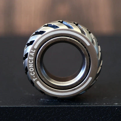 Stainless Steel Motorcycle Tire Fidget Ring at $29.47 only from Truemartin