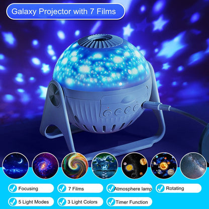 Star Night Lights Galaxy Projector 360° at $44.97 from Truemartin