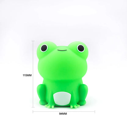 Frog Soft Silicone Sleeping Night Light Dimmable Timer Rechargeable Colorful Light at $19.96 from Truemartin