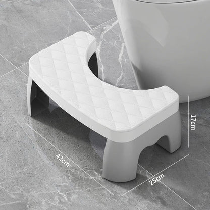  Toilet Squat Stool Removable Non-slip Toilet Seat Stool Portable Squat Stool Home Adult Bathroom Accessories