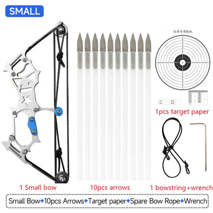 Mini Stainless Steel Bow Arrow Shooting Bowstring Set at $27.97 from Truemartin