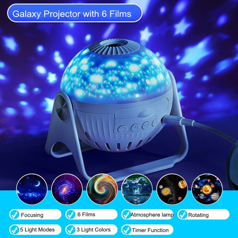 Star Night Lights Galaxy Projector 360° at $44.97 from Truemartin