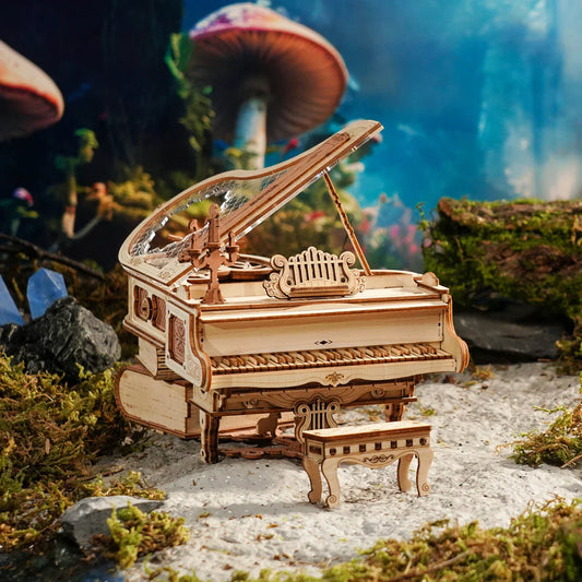 MAGIC PIANO MECHANICAL MUSIC BOX 3D Wooden Puzzle at $86.95 from Truemartin