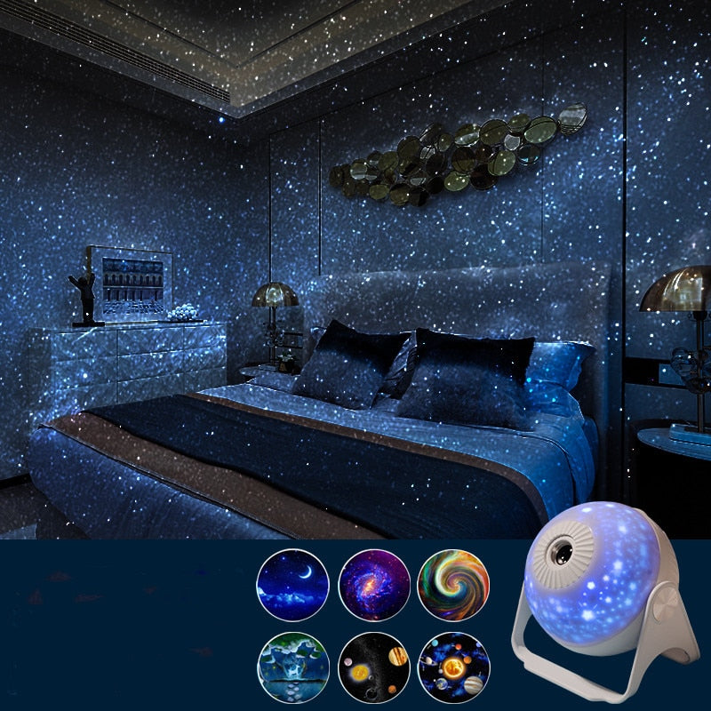 Star Night Lights Galaxy Projector 360° at $44.97 from Truemartin