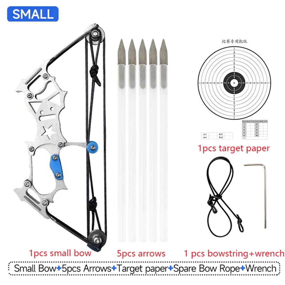 Mini Stainless Steel Bow Arrow Shooting Bowstring Set at $25.97 from Truemartin