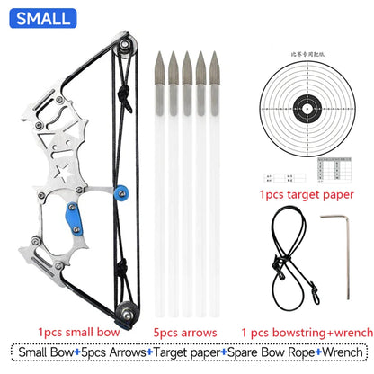 Mini Stainless Steel Bow Arrow Shooting Bowstring Set at $25.97 from Truemartin