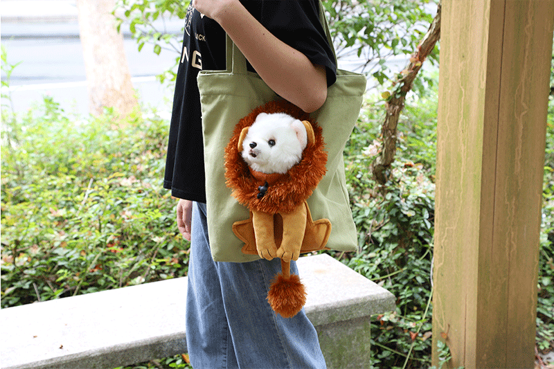 Exposed Head Lion Shape Pet Bag at $24.97 from Truemartin