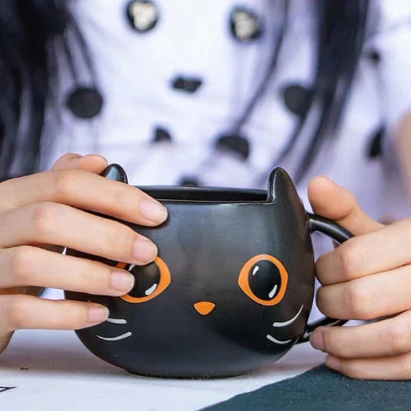 CERAMIC BLACK CAT MUG at $29.97 only from Truemartin