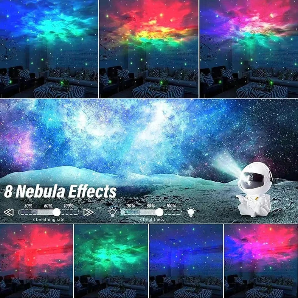 Galaxy Star Astronaut Projector LED Night Light Starry Sky Projector at $22.97 only from Truemartin