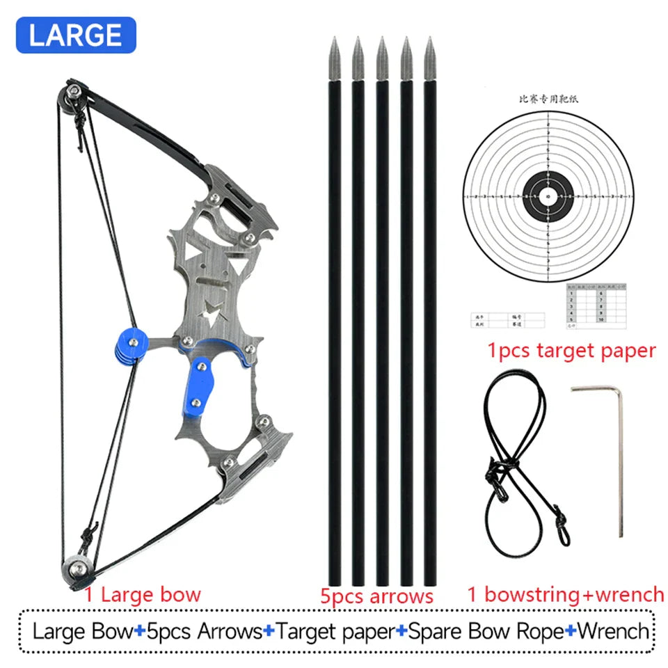 Mini Stainless Steel Bow Arrow Shooting Bowstring Set at $32.97 from Truemartin