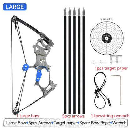 Mini Stainless Steel Bow Arrow Shooting Bowstring Set at $32.97 from Truemartin