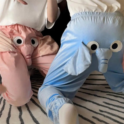 3D Ears Trunk Cartoon Lovely Elephant Loose Casual Plush Sleepwear at $25.97 from Truemartin