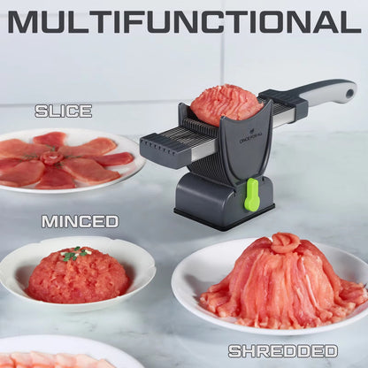 Manual Stainless Steel Fresh Meat Cutter Chopper for Meat Slicing Strips