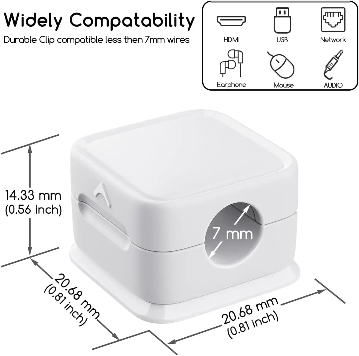 Magnetic Cable Organiser Clips Cable Management Wire Manager at $7.97 from Truemartin