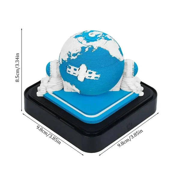 3D Earth Wanderer Calendar Memo Pad at $52.97 only from Truemartin