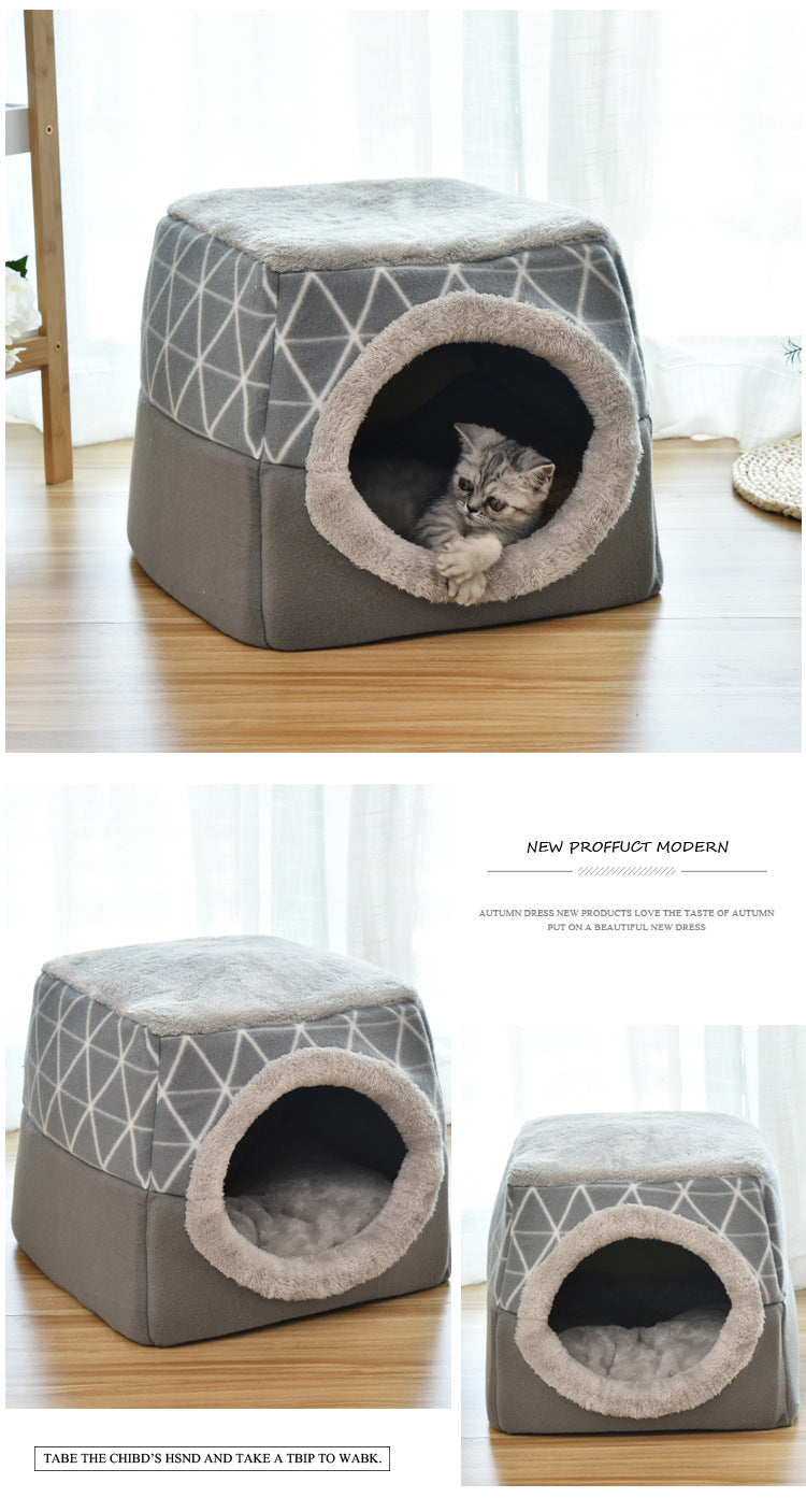 Soft Nest Kennel Pet Bed for Cats Dogs at $26.47 from Truemartin