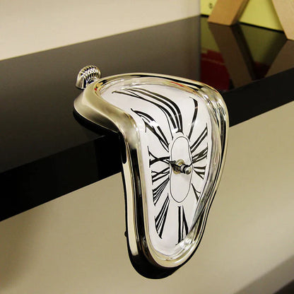 Surrealistic Silent Melting Wall Clock at $21.97 only from Truemartin