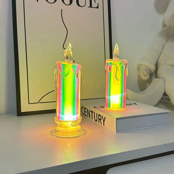 HOLOGRAPHIC CANDLE LAMP at $18.97 only from Truemartin