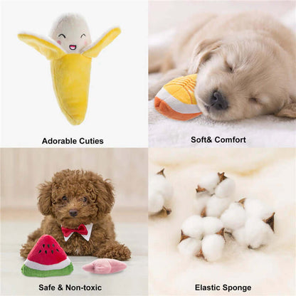 10/20/50 Pack Dog Squeaky Toys Plush Games Cute Plush Toys at $24.99 from Truemartin