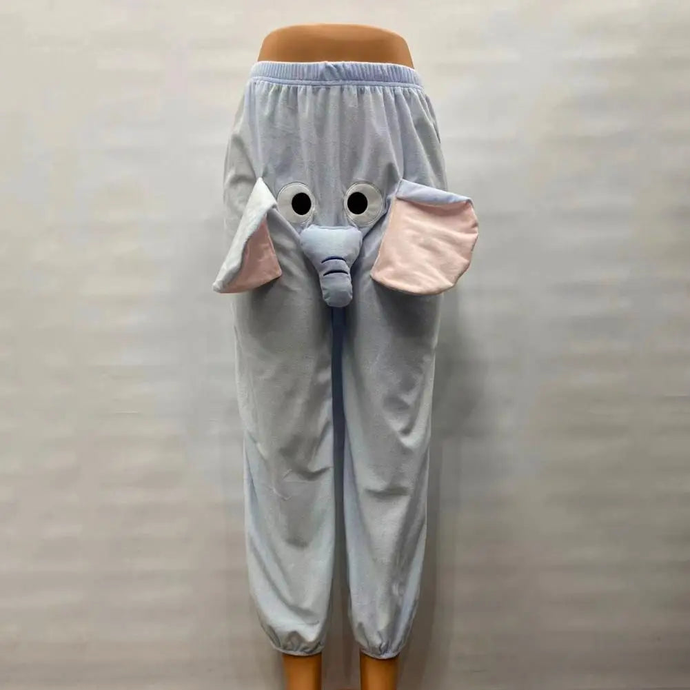 3D Ears Trunk Cartoon Lovely Elephant Loose Casual Plush Sleepwear at $25.97 from Truemartin