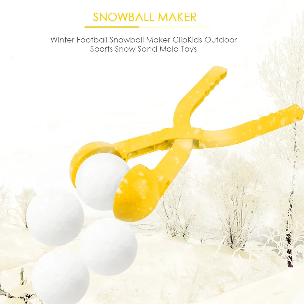 Round Snowball Maker Clip Outdoor Snowball Fight Beach Play Toy at $14.97 only from Truemartin