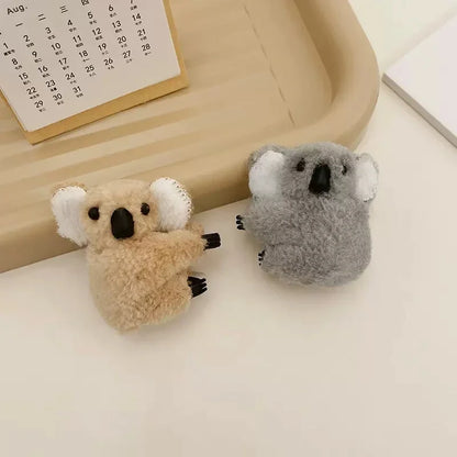 Plush Koala Bear Hair Decoration Hair Clips Hairpins Animal Hair Claw Clip for Girls Headwear Koala Barrettes Accessories