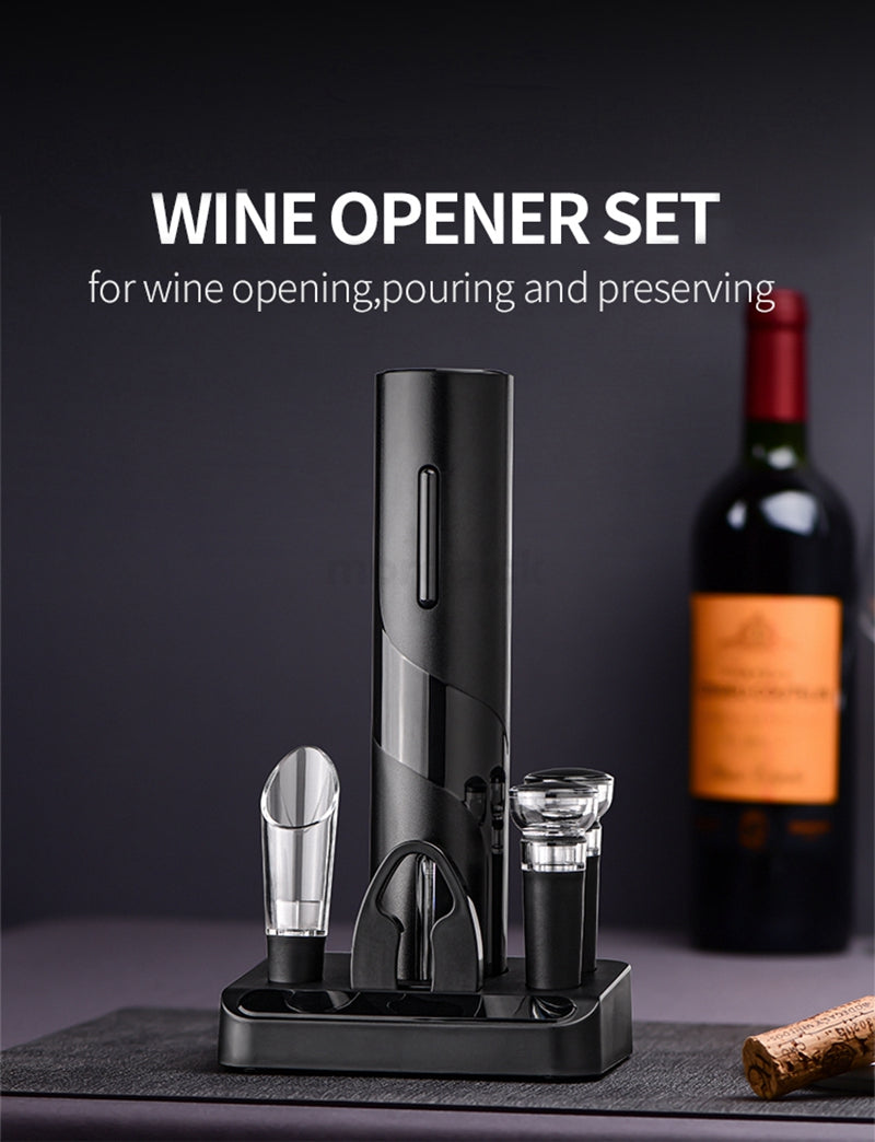 Automatic Electric Wine Corkscrew Rechargeable at $28.99 from Truemartin