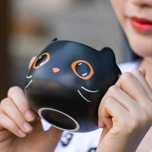 CERAMIC BLACK CAT MUG at $29.97 only from Truemartin