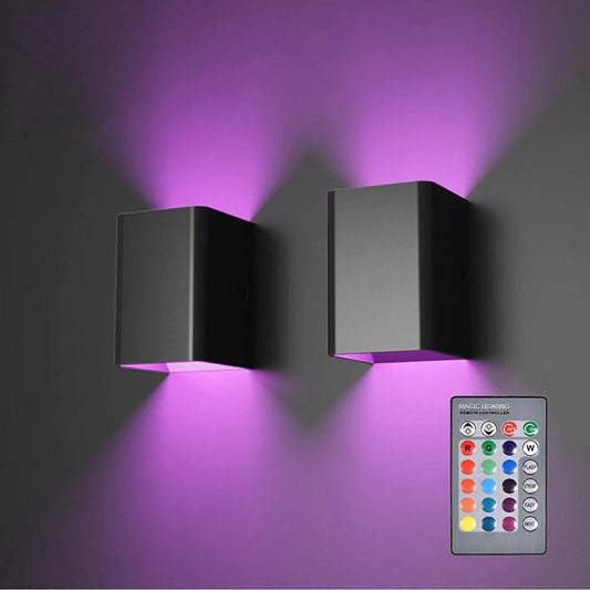 Square Led Wall Lights Multicolor Up Down Lamp at $19.67 from Truemartin