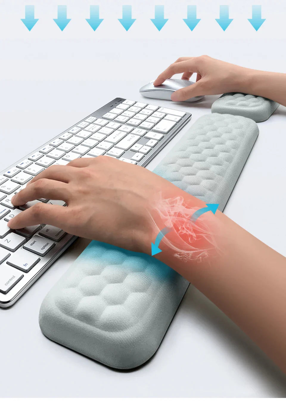 Ergonomic Keyboard Mouse Wrist Rest Pad at $19.97 only from Truemartin