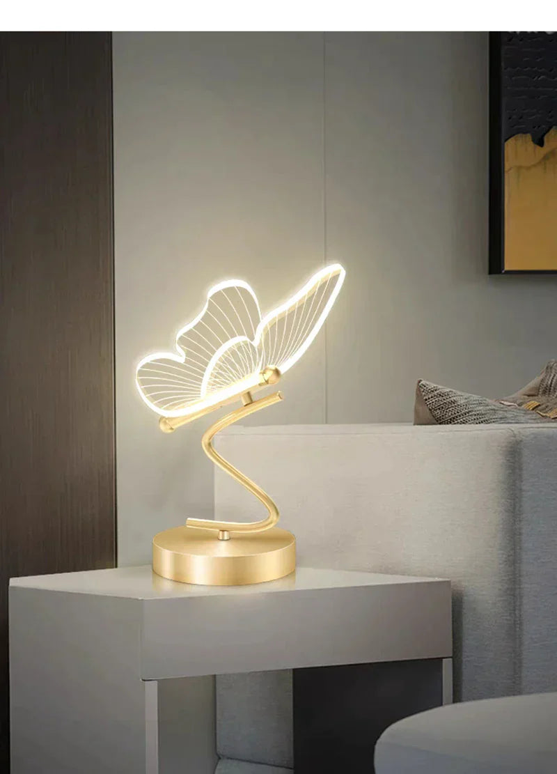 Butterfly Desk Lamp for Bedside Living Room