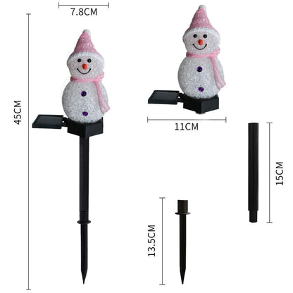 Snowman Christmas Decoration Waterproof Solar Led Light at $19.98 from Truemartin