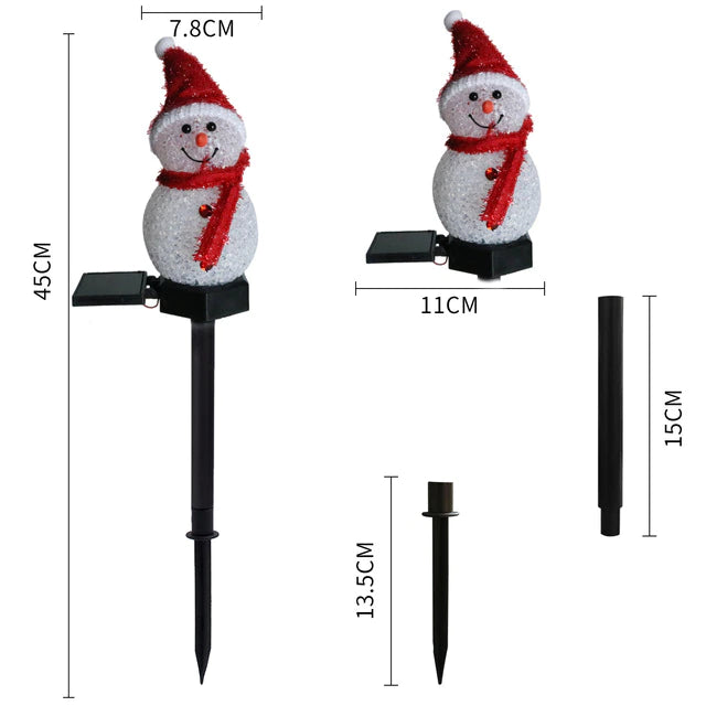 Snowman Christmas Decoration Waterproof Solar Led Light at $19.98 from Truemartin